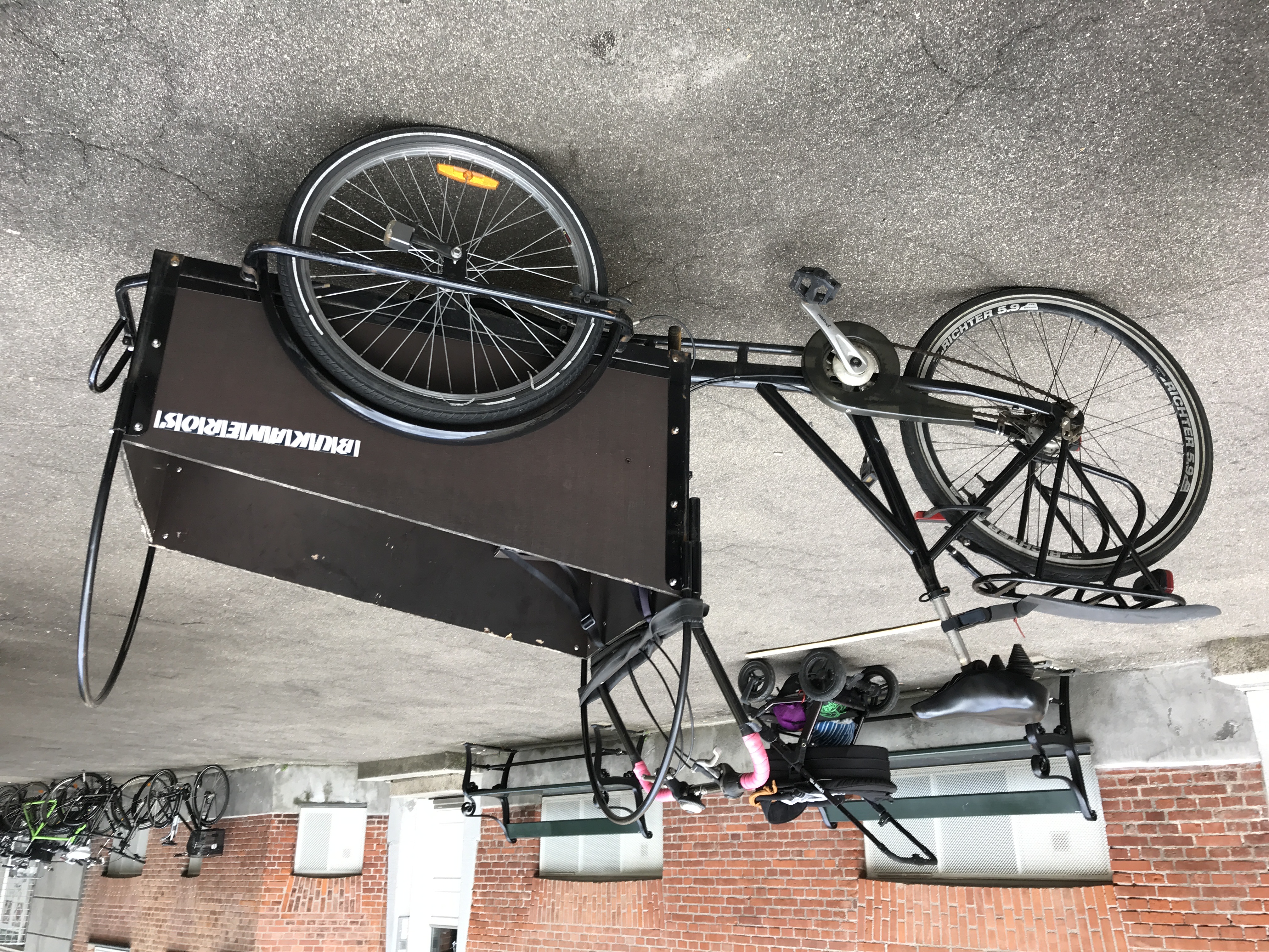 At hoppe jeg er glad mærke ShareOne udlejningsportal - Christiania cargo bike/ladcykel